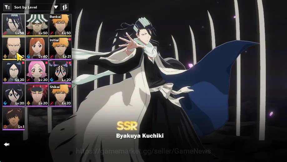 BLEACH: Soul Resonance Accounts [Nuverse SEA Server]|Lv32|4 SSR[Byakuya+Sign,Ichig image 5