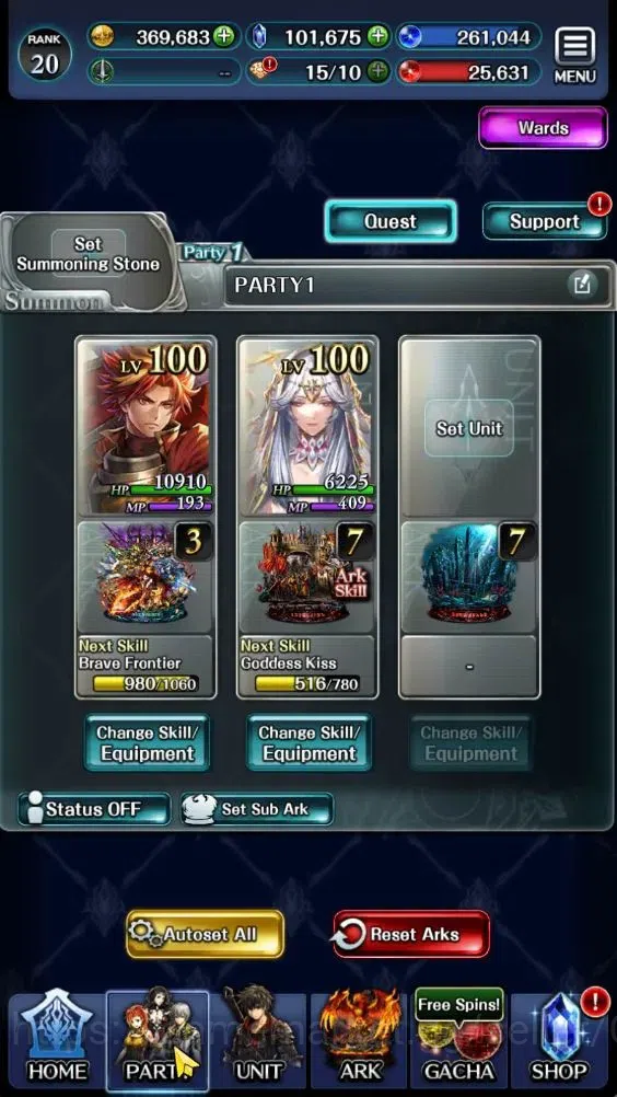 Last Cloudia Accounts Endgame GLOBAL|Rank 20|101k Crystal|Brave Frontier (Goddess Tilith,Fire God Vargas)+(G Lilaha,ES 5