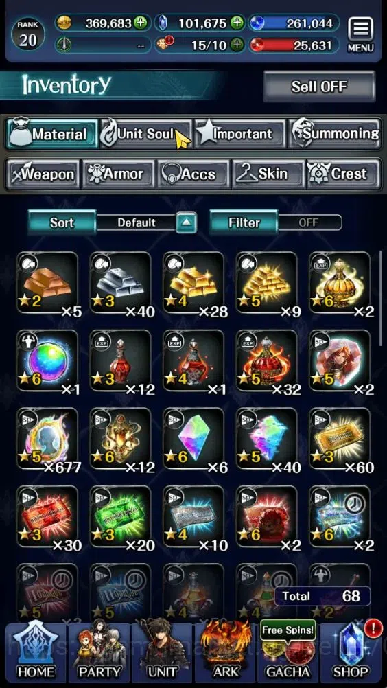 Last Cloudia Accounts Endgame GLOBAL|Rank 20|101k Crystal|Brave Frontier (Goddess Tilith,Fire God Vargas)+(G Lilaha,ES 9