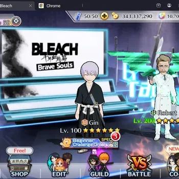 Bleach: Brave Souls Accounts Mid-Tier Global |5K BP+10K Orb|Mid Game|Robert TYBW24|Gin ThePast|KlabID|More Detail Check SS