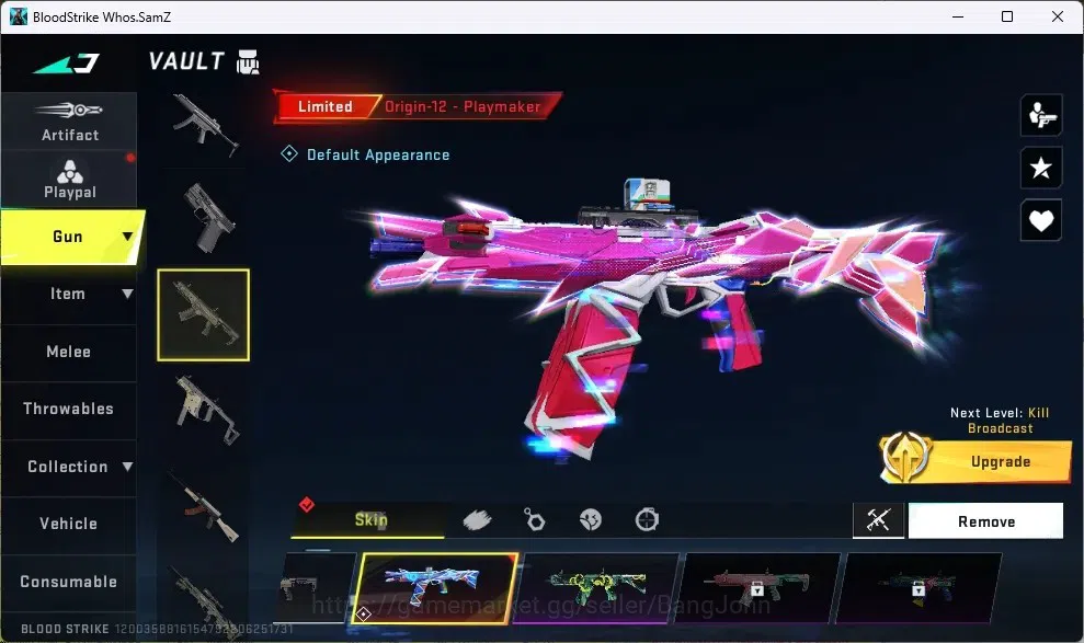 Blood Strike Accounts ASIA | 1 ETERNAL | 1 LIMITED | 1 EVA+2 7DS+1 TR GU image 3
