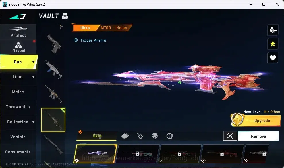 Blood Strike Accounts ASIA | 1 ETERNAL | 1 LIMITED | 1 EVA+2 7DS+1 TR GU image 6