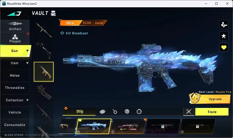 Blood Strike Accounts ASIA | 1 ETERNAL | 1 LIMITED | 1 EVA+2 7DS+1 TR GU image 8