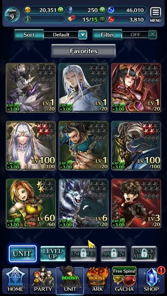 Last Cloudia Accounts GLOBAL|Rank 9|Top Tier Unit [DL Judecca-Samekh,G L image 1