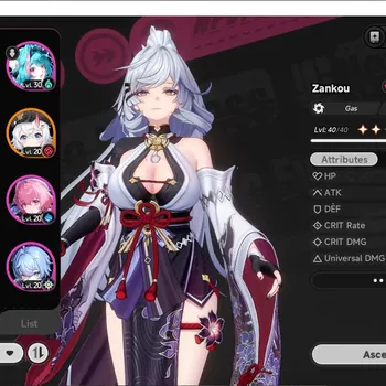 Neverness to Everness Accounts Global SEA|HL 34|TL 9| 2 S-Class Limited |Blackbird+Signature,Zankou+Outfit|1 Selector|2