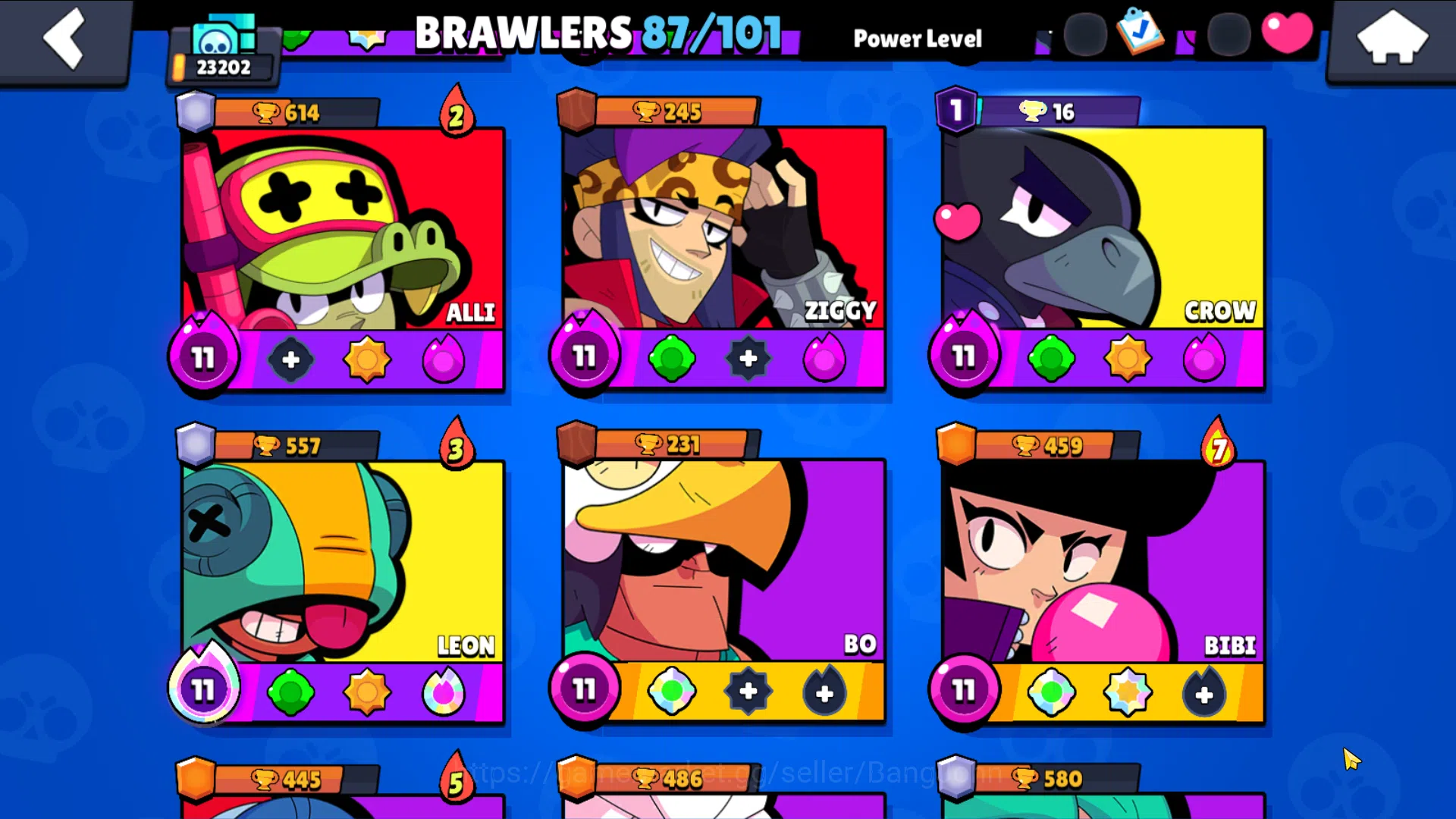 Brawl Stars Accounts 23202 Thropy|87 Brawler-22 Max Lvl|5 Hypercharge(B image 3