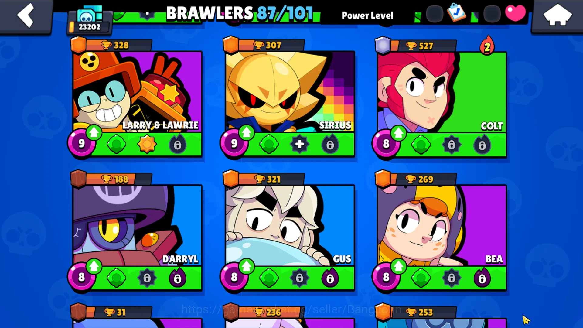 Brawl Stars Accounts 23202 Thropy|87 Brawler-22 Max Lvl|5 Hypercharge(B image 7