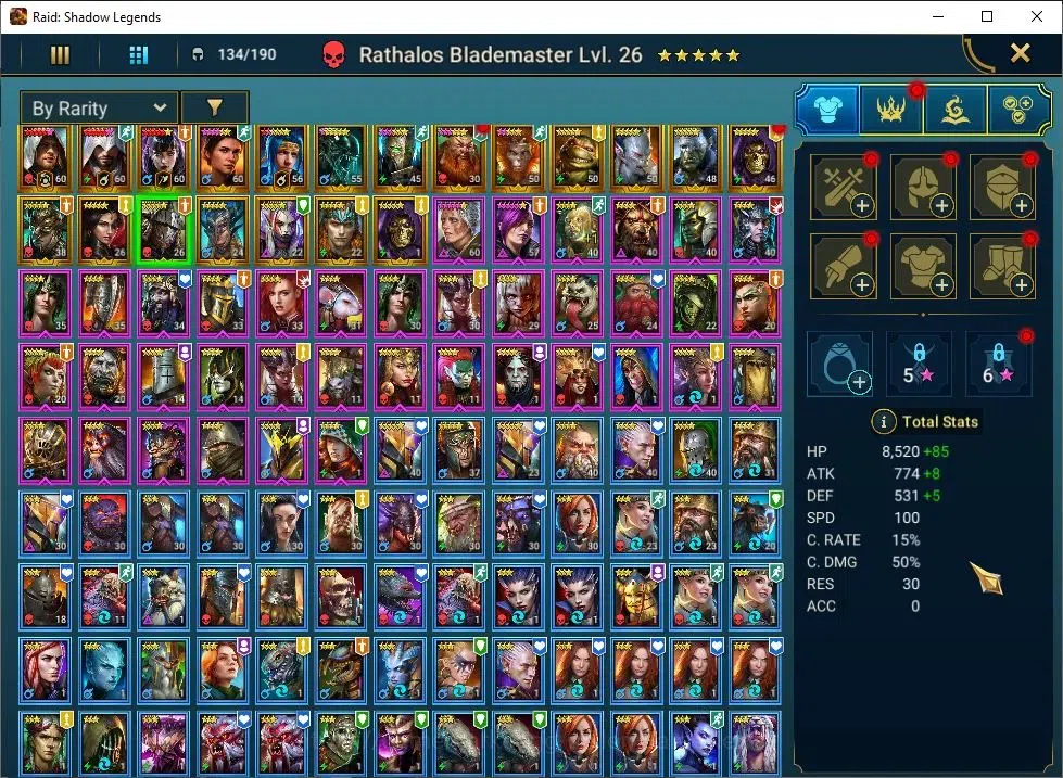 Raid: Shadow Legends Accounts Lv 47|1M PWR|20 Legend Combo 3 Assasins(Kenway,Ezi image 12