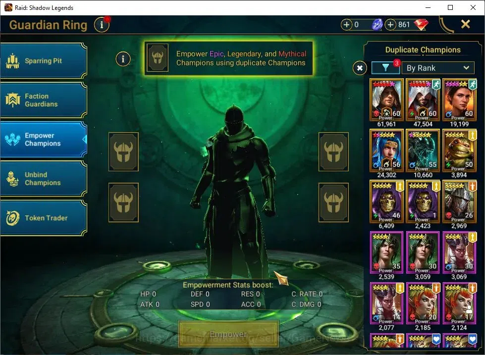Raid: Shadow Legends Accounts Lv 47|1M PWR|20 Legend Combo 3 Assasins(Kenway,Ezi image 15