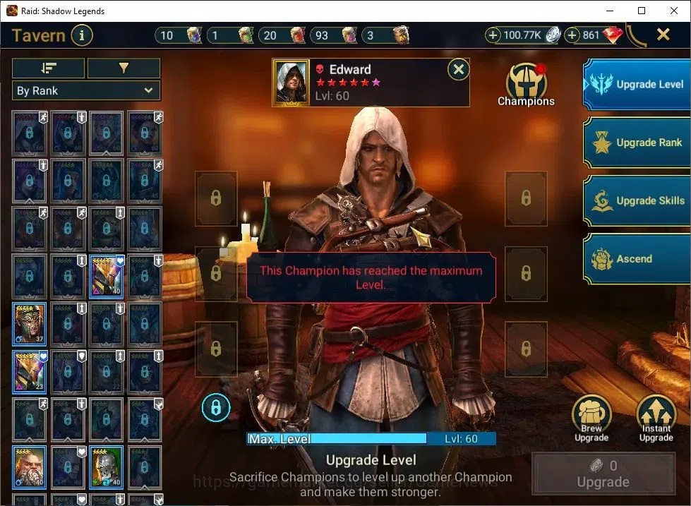 Raid: Shadow Legends Accounts Lv 47|1M PWR|20 Legend Combo 3 Assasins(Kenway,Ezi image 17