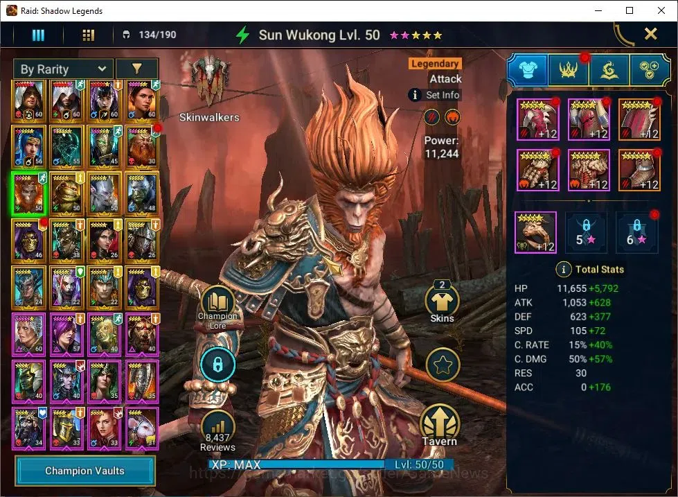 Raid: Shadow Legends Accounts Lv 47|1M PWR|20 Legend Combo 3 Assasins(Kenway,Ezi image 8