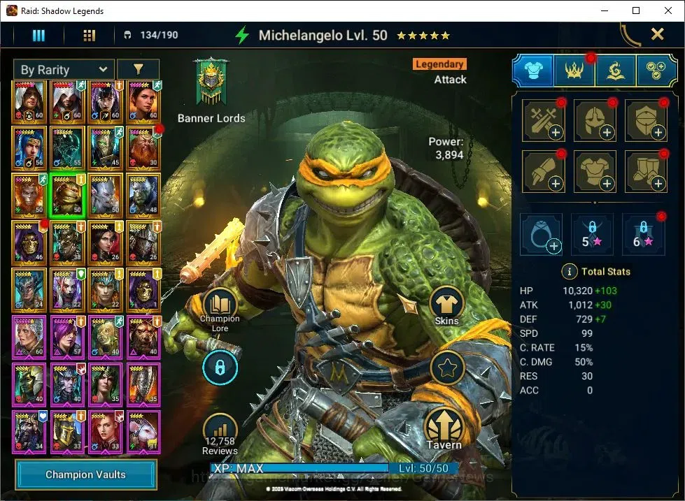 Raid: Shadow Legends Accounts Lv 47|1M PWR|20 Legend Combo 3 Assasins(Kenway,Ezi image 9
