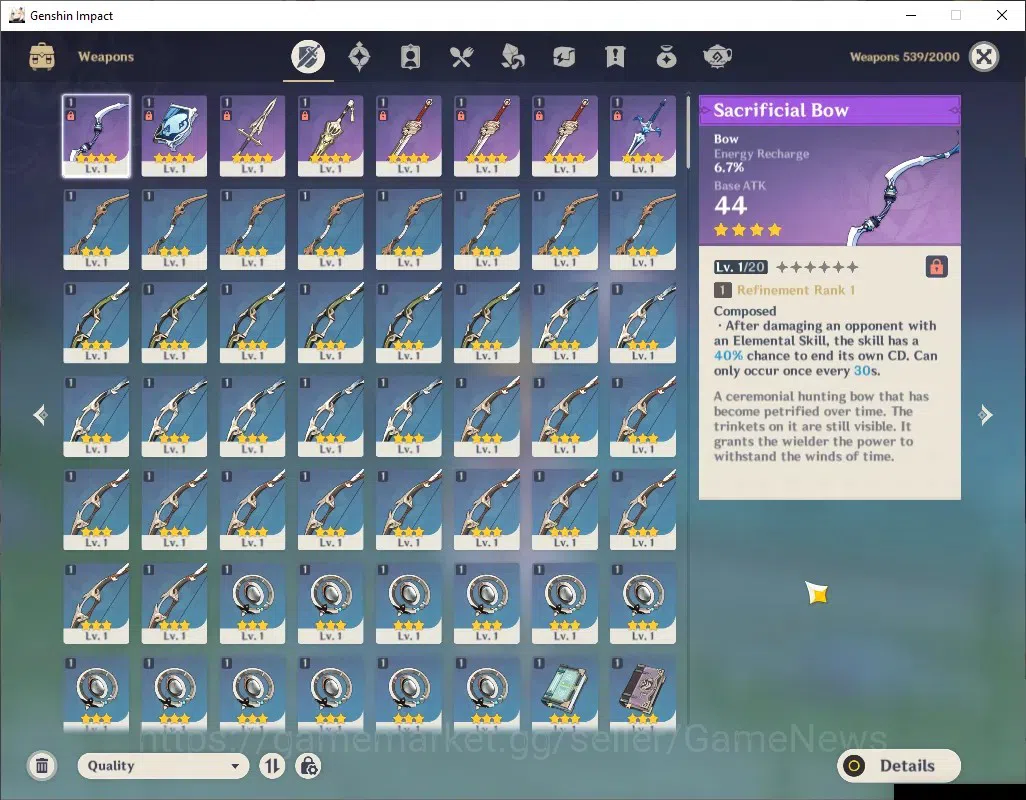 Genshin Impact Accounts ASIA|AR 25|1 Limited + 1 (*5 Standard)|Mavuiaka &  image 3