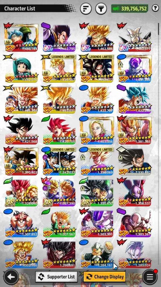 Dragon Ball Legends Accounts Global | 339M Total Power|3 UL|3 LR| UL SS Goku,Ve image 7