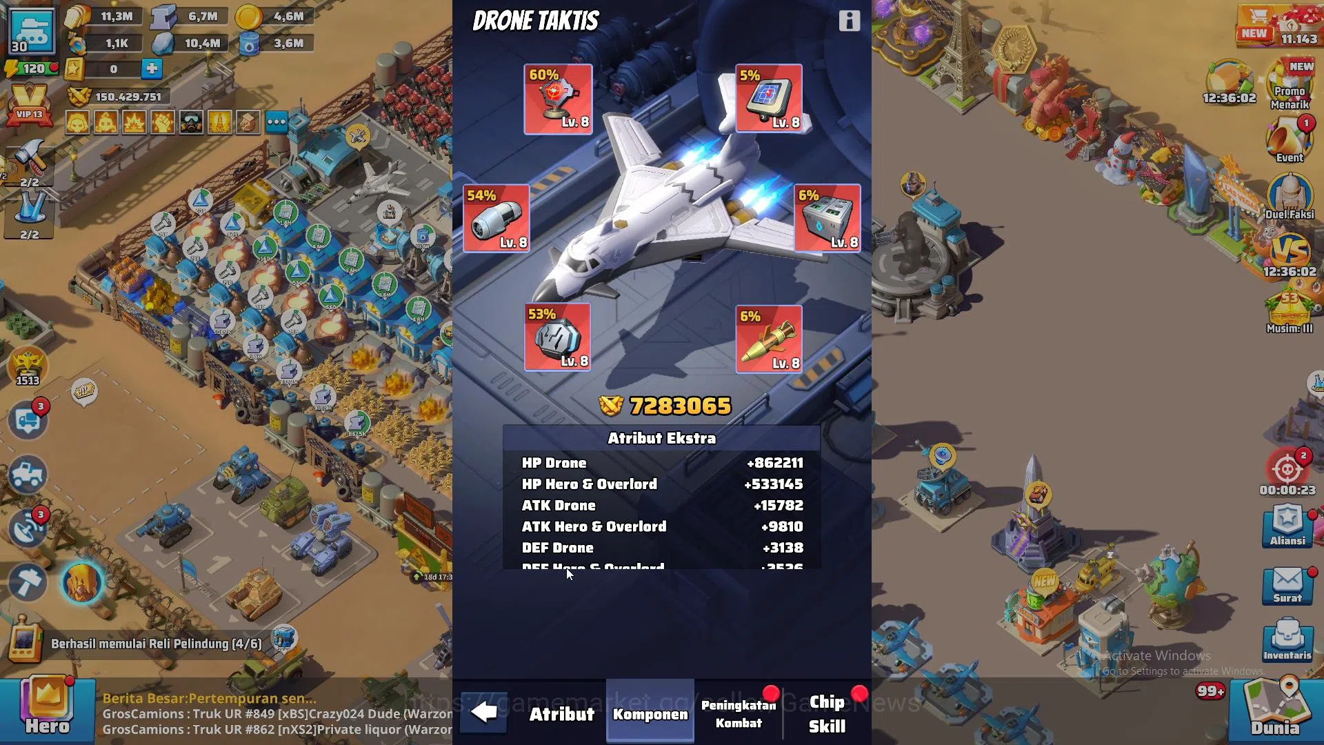 Last War: Survival Accounts Server 859|Power 150M|HQ30|2 Craft 2Tech-VIP13|Dro image 8