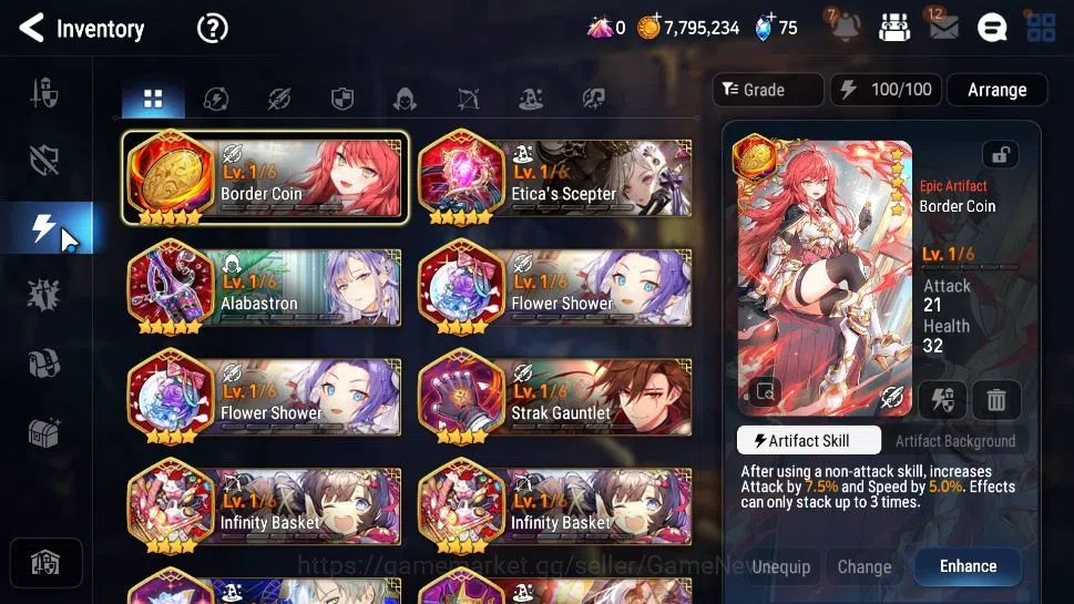 Epic Seven Accounts GLOBAL Unverif|New Era|2 ML (Salome,Empyrean Ilyna image 11