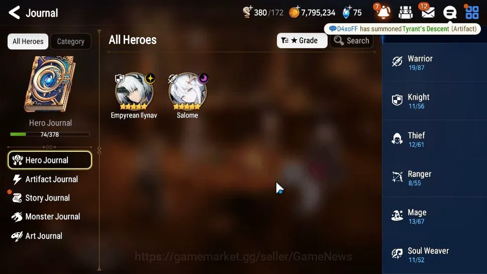 Epic Seven Accounts GLOBAL Unverif|New Era|2 ML (Salome,Empyrean Ilyna image 6