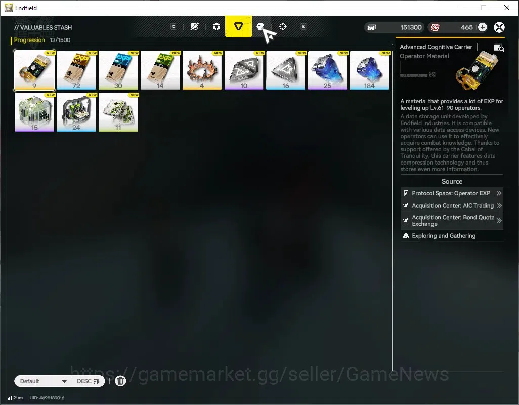 Arknights: Endfield Accounts ASIA|Lv 2|1,8k Arsenal|4 SSR (1 Limited [Camille]) image 4