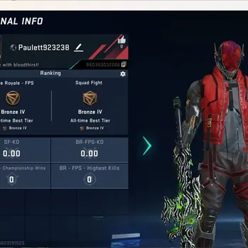 Blood Strike Accounts Others ASIA|Eternal Gun:M82 - Noxdra|1 Epic Name-Changing Card|Check SS BS3504B