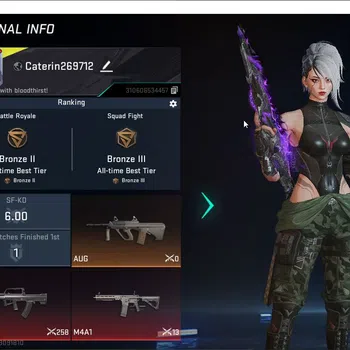 Blood Strike Accounts Others ASIA | 2 ETERNAL: M4A1-Blight's Embrace,QBZ95-Whisper|1 ULTRA Gun|1 LEGENDARY Gun|Epic