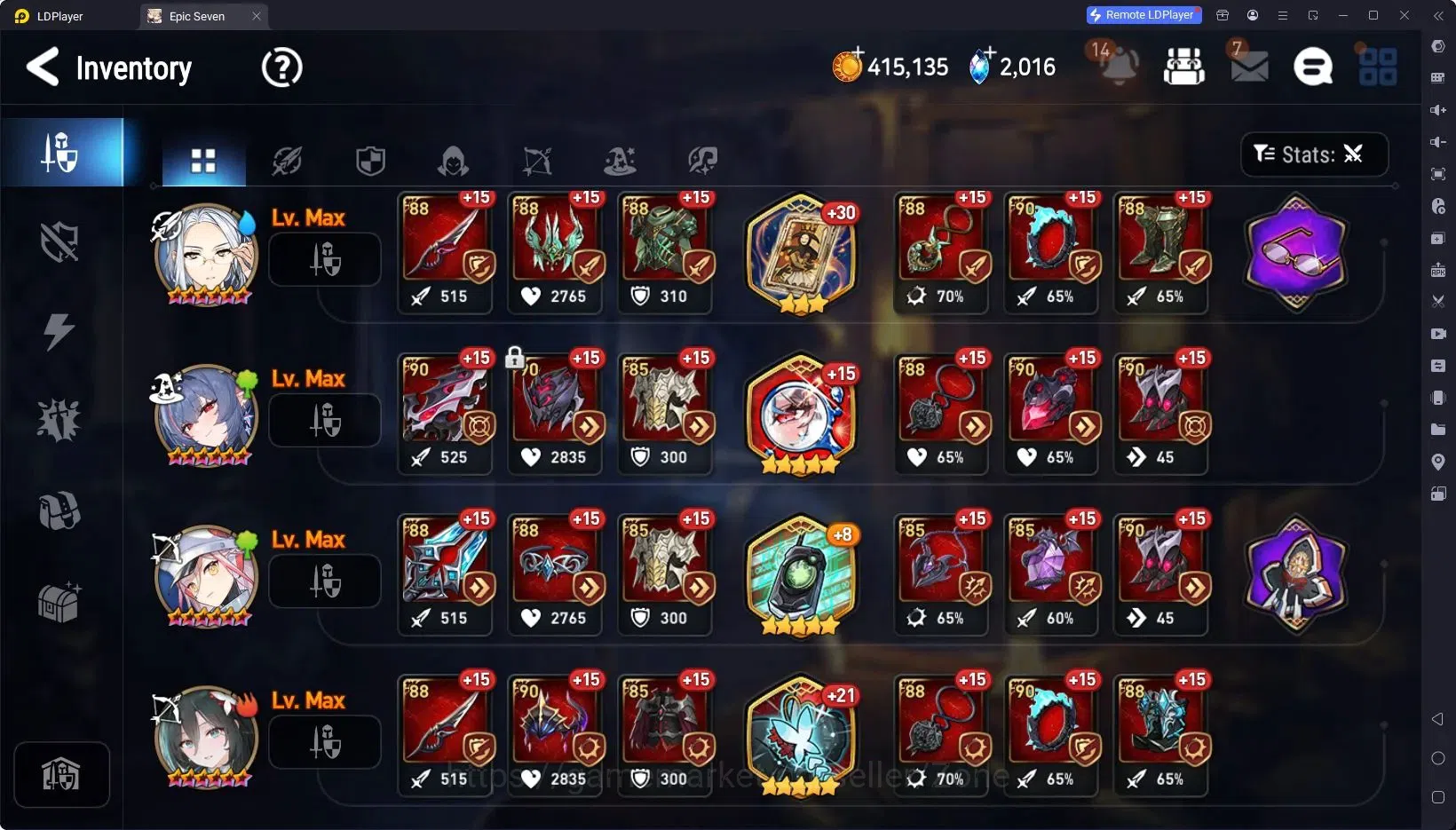 Epic Seven Accounts Global|Unverif|25ML (R&L, Ruele, HLua Etc.)|7 Cove image 20