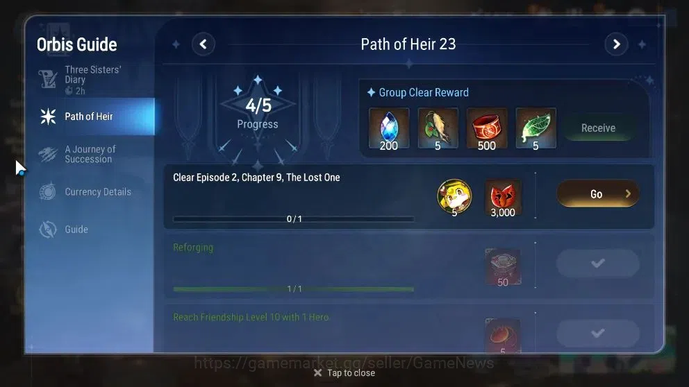 Epic Seven Accounts Starter GLOBAL UnVerif|8 ML (Shephred Dark Diane,Harsetti,etc)+Bellona,Iseria,etc|5,9k SStone+64k 4