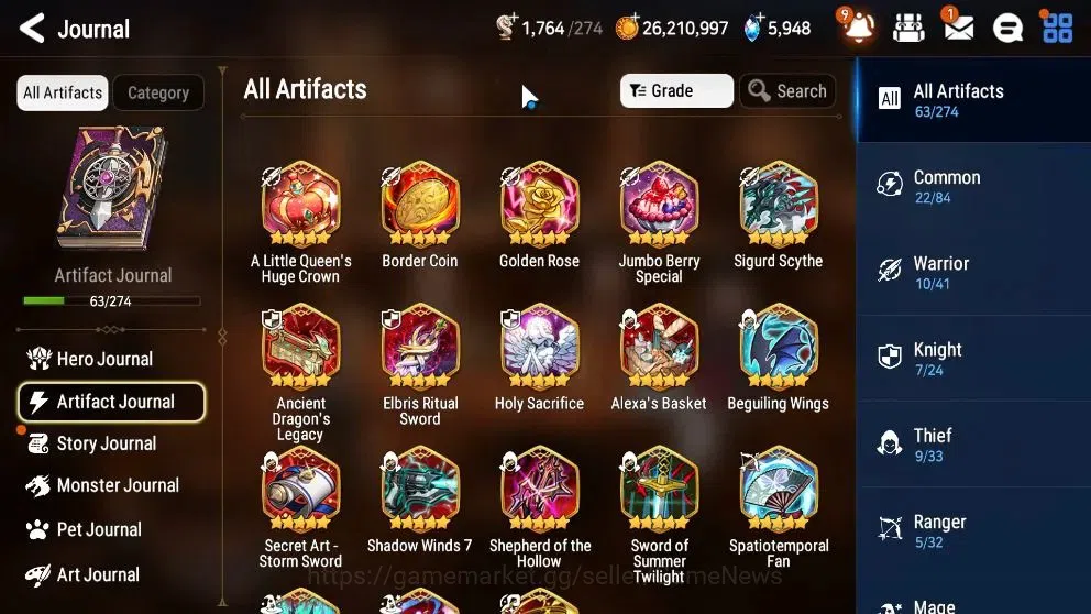 Epic Seven Accounts Starter GLOBAL UnVerif|8 ML (Shephred Dark Diane,Harsetti,etc)+Bellona,Iseria,etc|5,9k SStone+64k 9