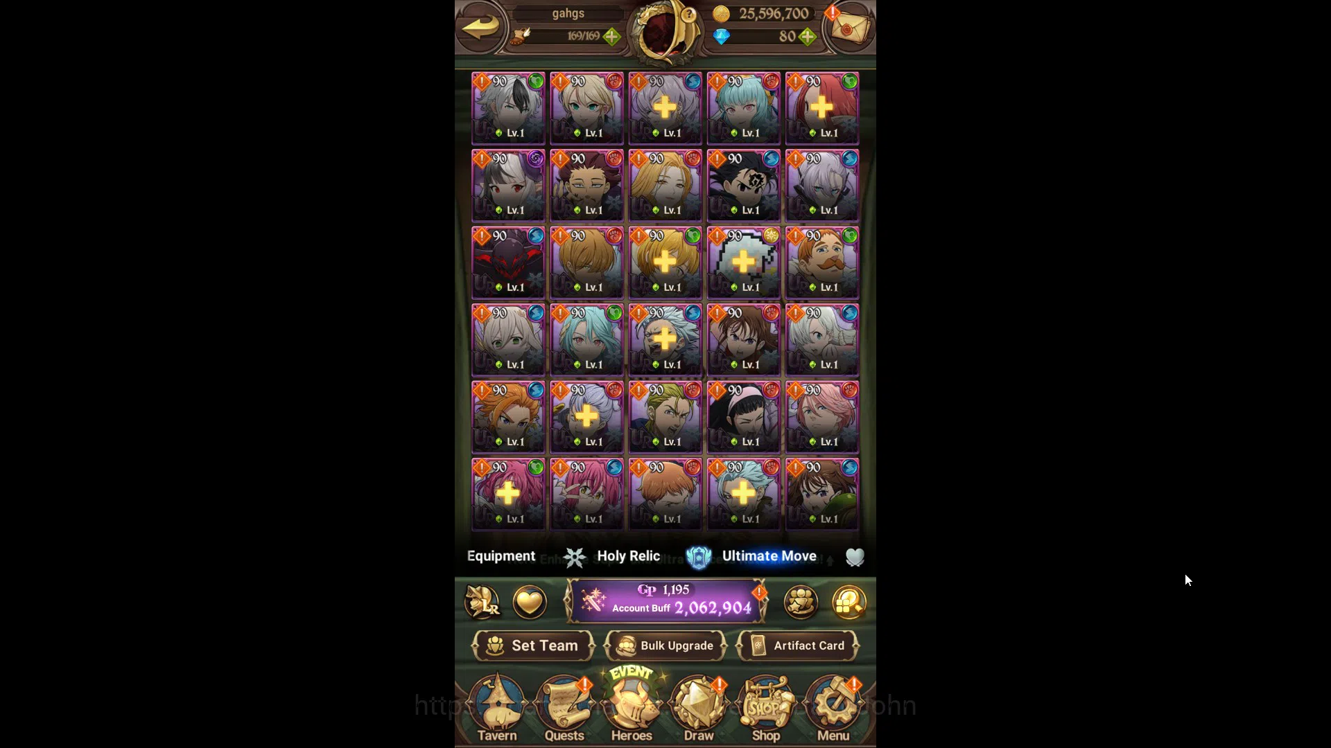 The Seven Deadly Sins: Grand Cross Accounts ASIA|2m CC|1LR Elizabeth|UR Meresca,Salos,Sabunak, image 3