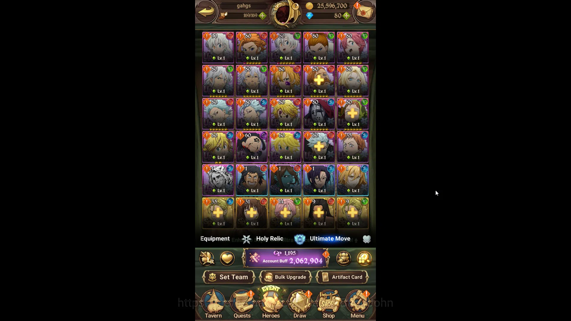 The Seven Deadly Sins: Grand Cross Accounts ASIA|2m CC|1LR Elizabeth|UR Meresca,Salos,Sabunak, image 4