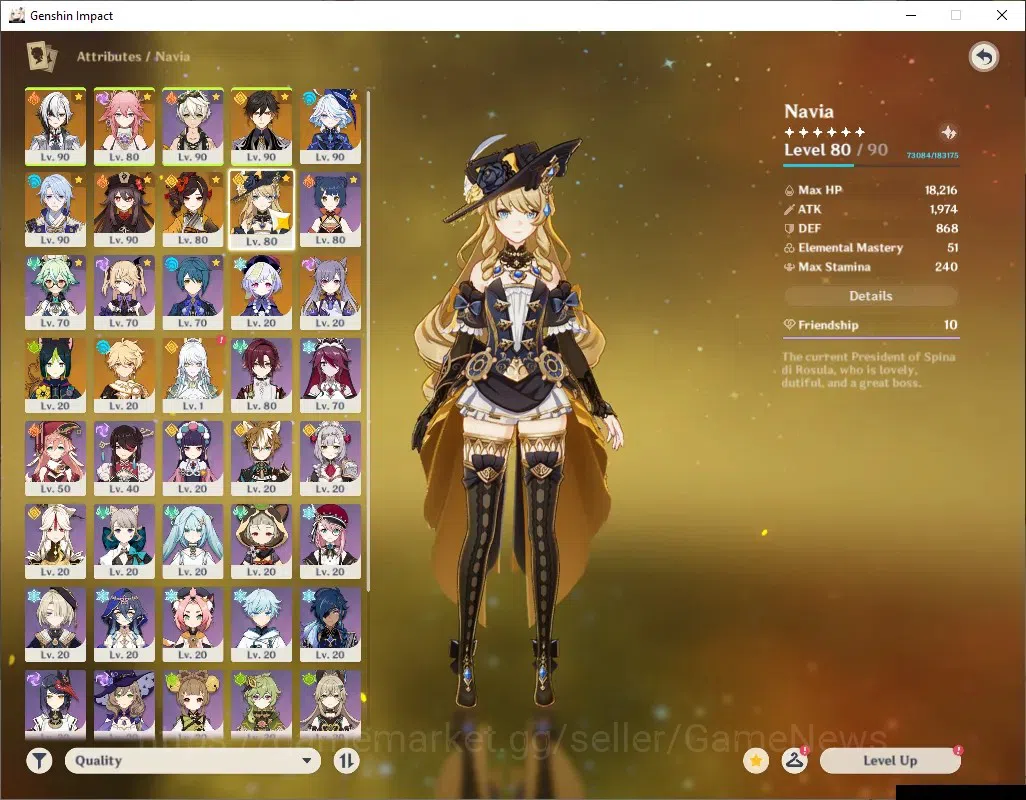 Genshin Impact Accounts ASIA|AR 57|9 Limited + 5 (*5Weapon)|[Furina,HuTao} image 10