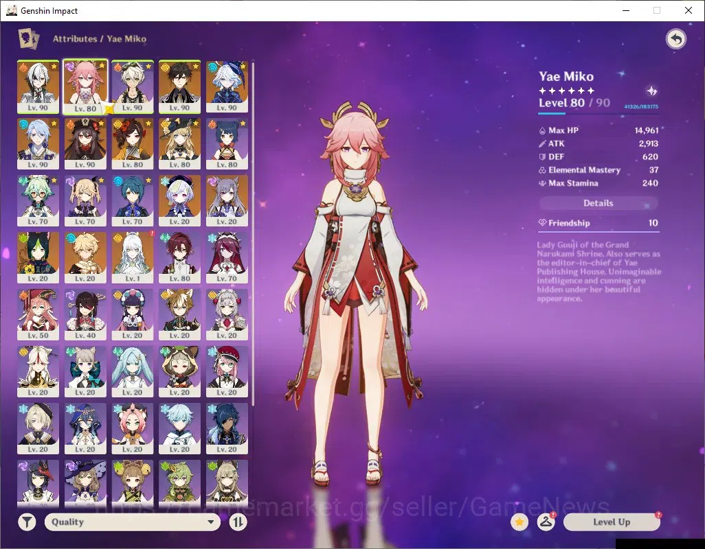 Genshin Impact Accounts ASIA|AR 57|9 Limited + 5 (*5Weapon)|[Furina,HuTao} image 4