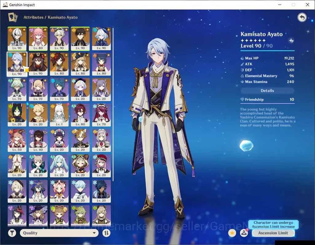 Genshin Impact Accounts ASIA|AR 57|9 Limited + 5 (*5Weapon)|[Furina,HuTao} image 7