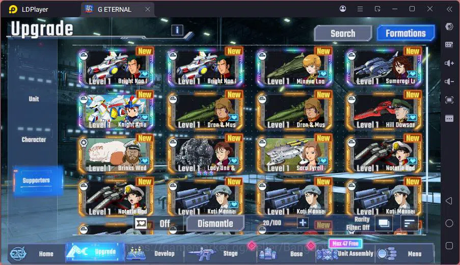 SD Gundam G Generation ETERNAL Accounts GLOBAL rank starter, DM 2k, 18 UR unit, 8 char, 5 image 10