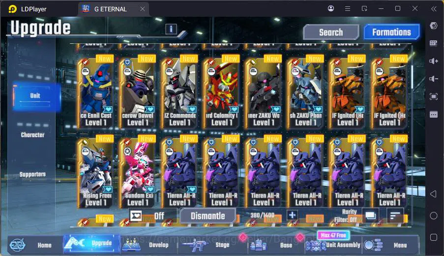 SD Gundam G Generation ETERNAL Accounts GLOBAL rank starter, DM 2k, 18 UR unit, 8 char, 5 image 5