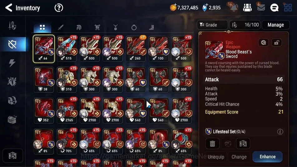 Epic Seven Accounts GLOBAL Unverif|New Era| 2 ML (Straze,Urban Shadow  image 14