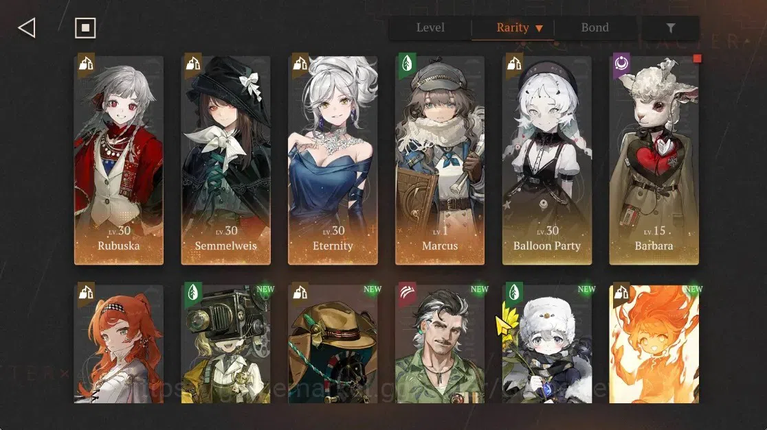 Reverse: 1999 Accounts GLOBAL|Lv4|4(*6Crew)|Rubuska,Eternity,Marcus,Semme image 5