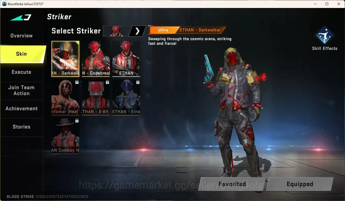 Blood Strike Accounts ASIA | EVA MCX-EVA-00 | Ultra ETHAN-Darkwalker | 3 image 2