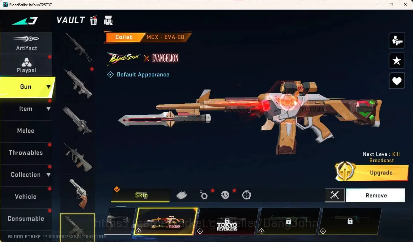 Blood Strike Accounts ASIA | EVA MCX-EVA-00 | Ultra ETHAN-Darkwalker | 3 image 6