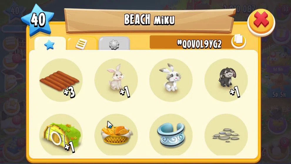 Hay Day Accounts Level 40 | Barn Storage 1100 + Silo Storage 600 | 2M Coins, 32 Dm |CN ON|Log Supercell ID|Take Email|Check 10