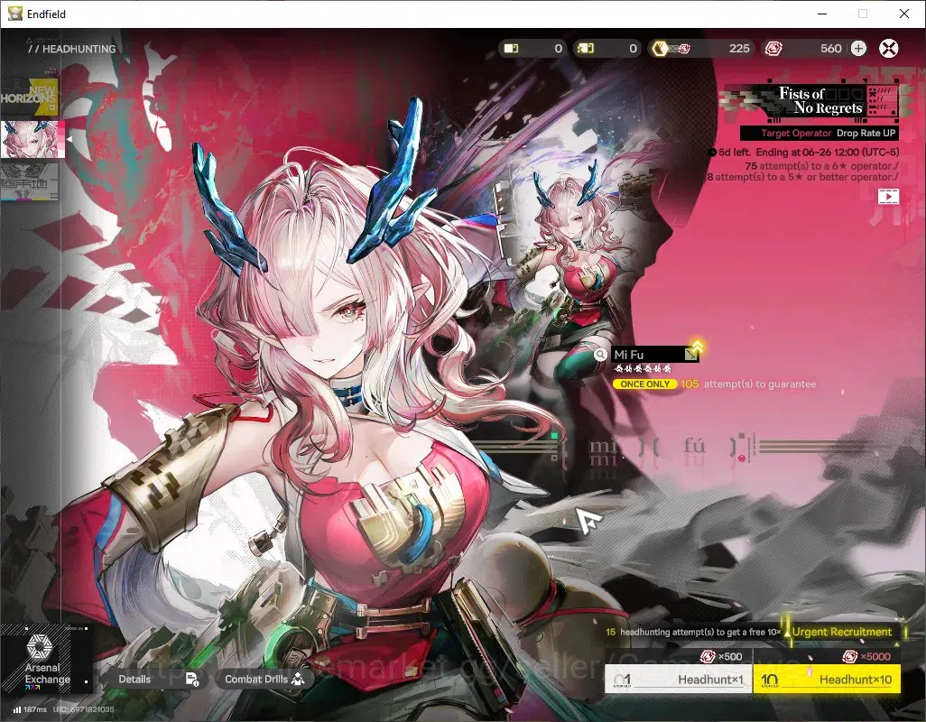 Arknights: Endfield Accounts NA/EU|Lv 2|Ars 3k|4 SSR (2 Limit)+1 SSR Selector + image 13