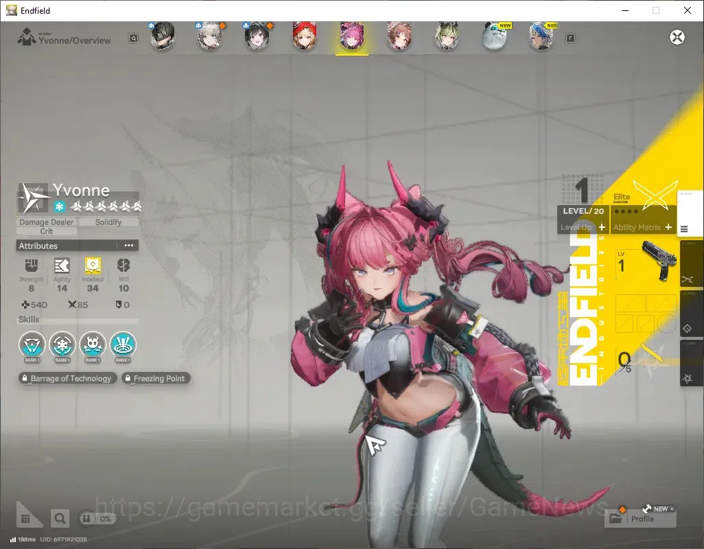 Arknights: Endfield Accounts NA/EU|Lv 2|Ars 3k|4 SSR (2 Limit)+1 SSR Selector + image 5