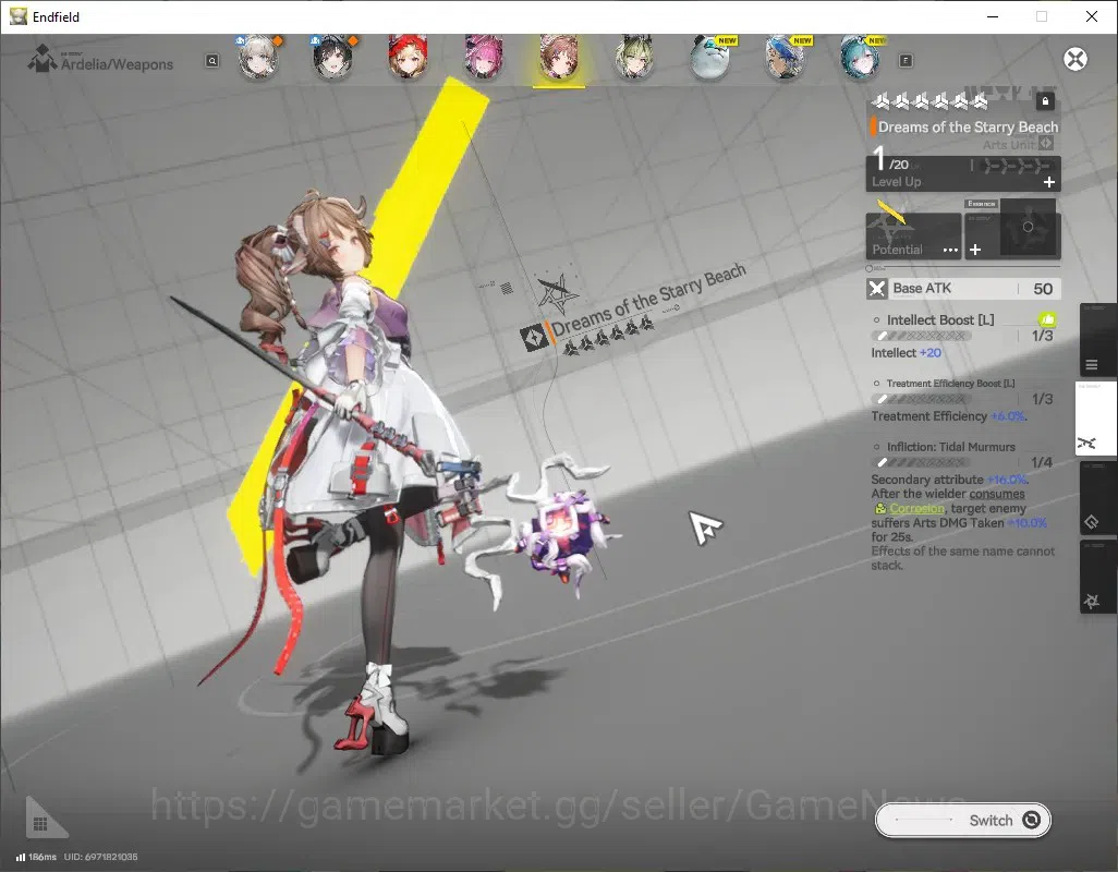 Arknights: Endfield Accounts NA/EU|Lv 2|Ars 3k|4 SSR (2 Limit)+1 SSR Selector + image 6