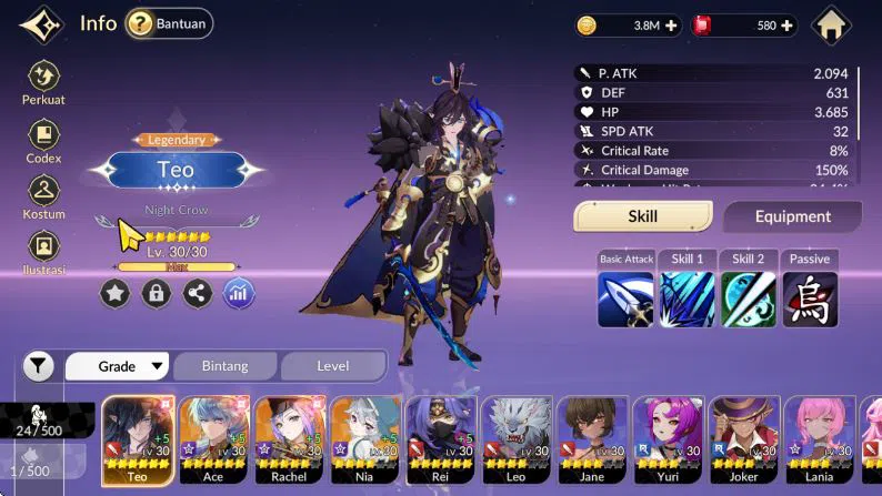 Seven Knights Re:Birth Accounts [Re:BIRTH] Global3000xxx|4 Legendary|3 SPECIAL|Teo image 5