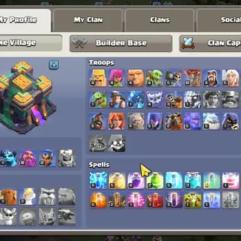 Clash of Clans Accounts High-End TH14-BH3 | Lv.84 | BK27,AQ17,MP1,GW18,RC12 | HH8 | 1 Legendary&1 Gold Skins | 517 Gems