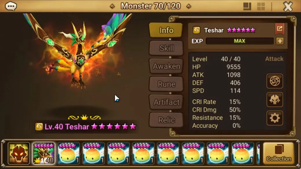 Summoners War: Sky Arena Accounts GLOBAL | NB 5 TESHAR,Starter Gacha 115 12Y+160 11Y image 4