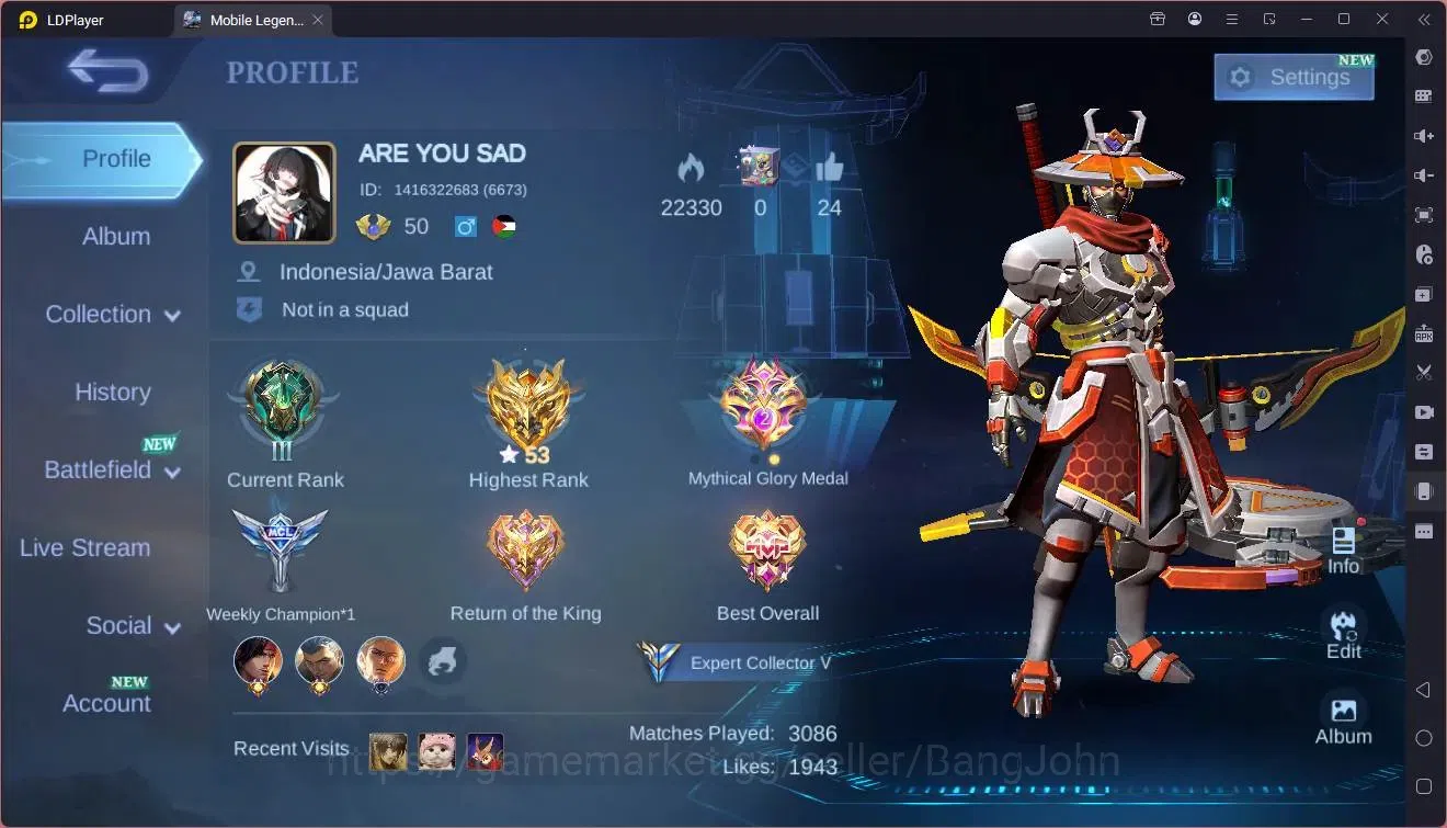 Mobile Legends: Bang Bang Accounts Global|Hero 94|Skin 105|Expert|CC Natalia,YSS|Meow image 1