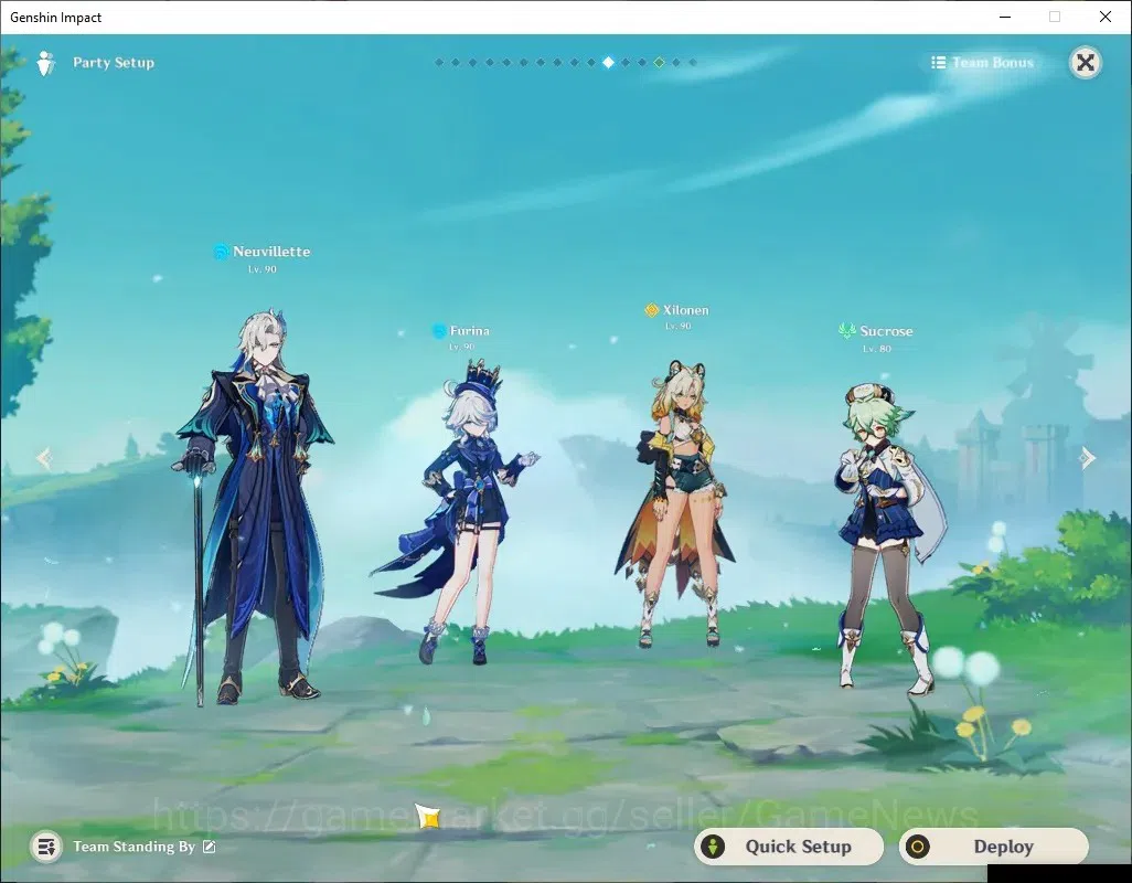 Genshin Impact Accounts ASIA|AR 59|Neuvilette PremTeam|10 Limited+4(*5Wep) image 3