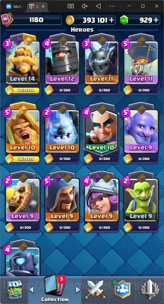 Clash Royale Accounts Mobile |CL 1180 |KTL 13|Trophy 8222|Card 118|5 Cha image 11