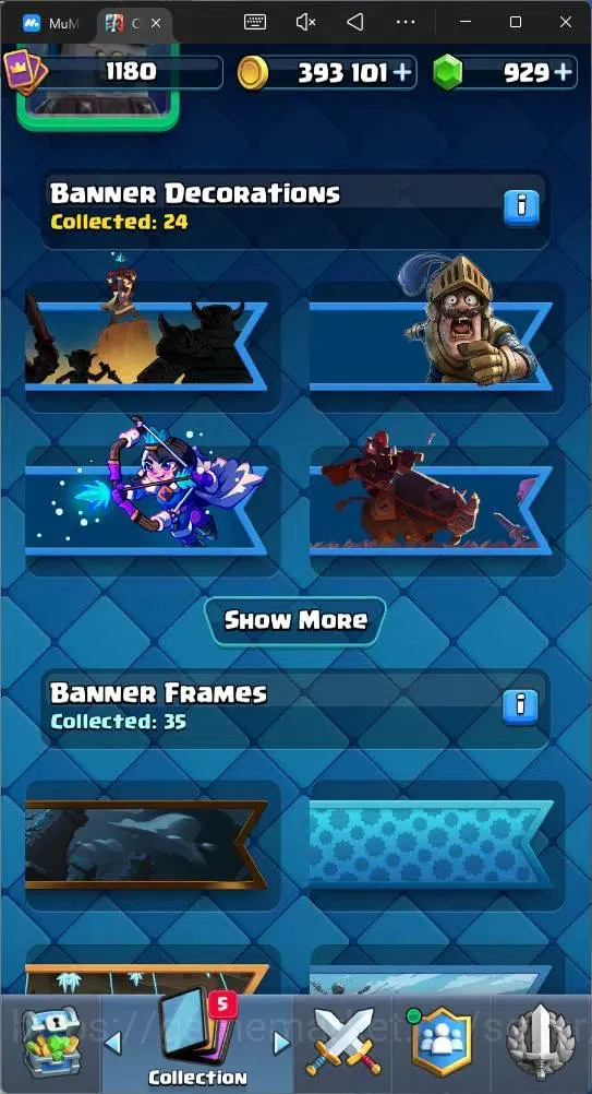 Clash Royale Accounts Mobile |CL 1180 |KTL 13|Trophy 8222|Card 118|5 Cha image 15