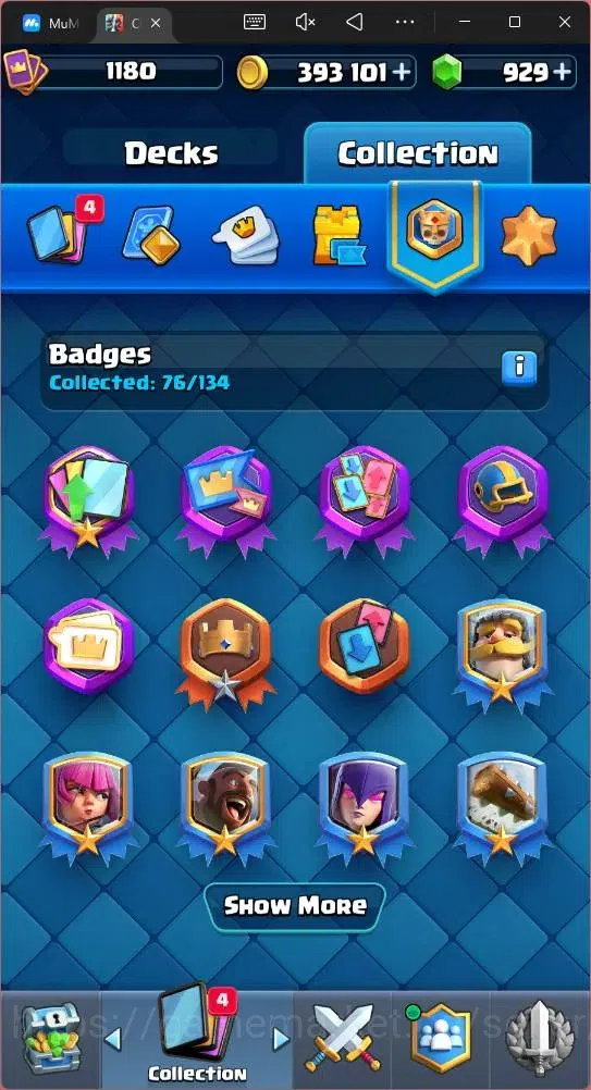 Clash Royale Accounts Mobile |CL 1180 |KTL 13|Trophy 8222|Card 118|5 Cha image 16